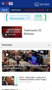How telemundo52.com looks like on a mobile device such as an iPhone.