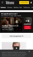 How telerama.fr looks like on a mobile device such as an iPhone.