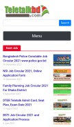 How teletalkbd.com looks like on a mobile device such as an iPhone.