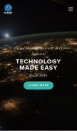 How tellurian.net looks like on a mobile device such as an iPhone.