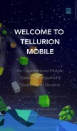 How tellurionmobile.com looks like on a mobile device such as an iPhone.