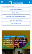 How tellywoodhungama.com looks like on a mobile device such as an iPhone.