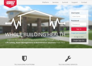 How tels.net looks like on a tablet such as an iPad.