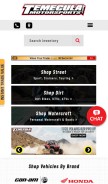 How temeculamotorsports.com looks like on a mobile device such as an iPhone.