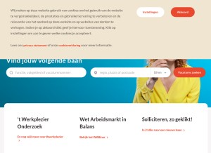 How tempo-team.nl looks like on a tablet such as an iPad.
