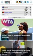 How tennisworldusa.org looks like on a mobile device such as an iPhone.