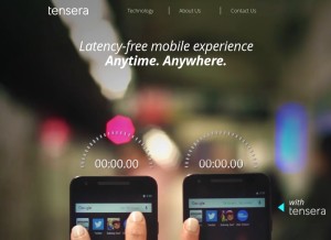 How tensera.net looks like on a tablet such as an iPad.