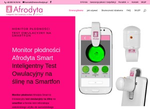 How test-owulacyjny.com looks like on a tablet such as an iPad.