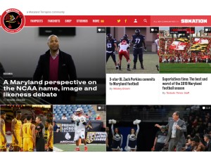 How testudotimes.com looks like on a tablet such as an iPad.