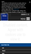 How texa.com looks like on a mobile device such as an iPhone.