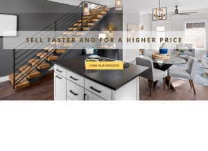 How texasstagedhomes.com looks like on a tablet such as an iPad.