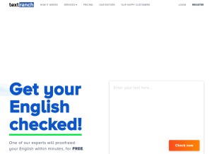 How textranch.com looks like on a tablet such as an iPad.