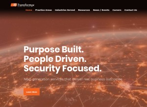 How tfmx.com looks like on a tablet such as an iPad.