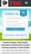 How tgcindia.com looks like on a mobile device such as an iPhone.