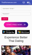 How thairomances.com looks like on a mobile device such as an iPhone.