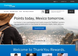 How thankyou.com looks like on a tablet such as an iPad.