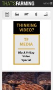 How thatsfarming.com looks like on a mobile device such as an iPhone.