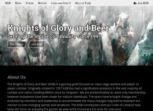 How the-kgb.com looks like on a tablet such as an iPad.