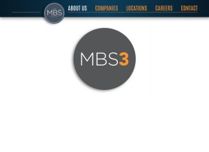 How the-mbsgroup.com looks like on a tablet such as an iPad.