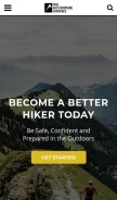 How theadventurejunkies.com looks like on a mobile device such as an iPhone.