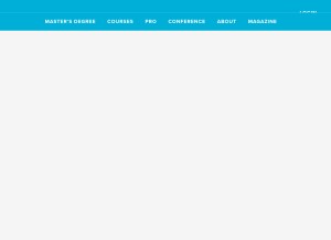 How theartofeducation.edu looks like on a tablet such as an iPad.