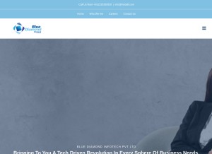 How thebdit.com looks like on a tablet such as an iPad.