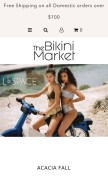 How thebikinimarket.com looks like on a mobile device such as an iPhone.
