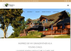 How theblackberrykitchen.ca looks like on a tablet such as an iPad.