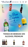 How thebluedolphinstore.com looks like on a mobile device such as an iPhone.