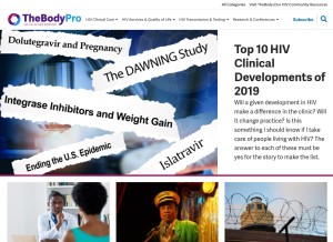 How thebodypro.com looks like on a tablet such as an iPad.