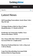 How thecardiologyadvisor.com looks like on a mobile device such as an iPhone.