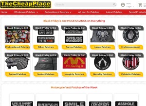 How thecheapplace.com looks like on a tablet such as an iPad.
