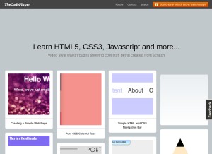 How thecodeplayer.com looks like on a tablet such as an iPad.