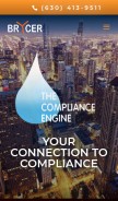 How thecomplianceengine.com looks like on a mobile device such as an iPhone.