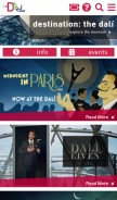 How thedali.org looks like on a mobile device such as an iPhone.