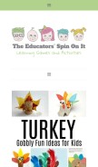How theeducatorsspinonit.com looks like on a mobile device such as an iPhone.