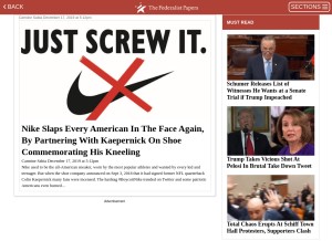 How thefederalistpapers.org looks like on a tablet such as an iPad.