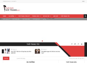 How thegioithoitrang.net looks like on a tablet such as an iPad.