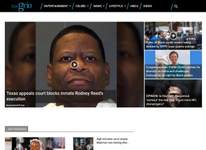 How thegrio.com looks like on a tablet such as an iPad.