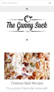 How thegunnysack.com looks like on a mobile device such as an iPhone.