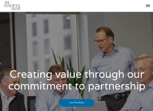 How thehalifaxgroup.com looks like on a tablet such as an iPad.