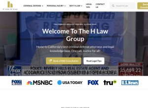 How thehfirm.com looks like on a tablet such as an iPad.