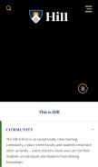 How thehill.org looks like on a mobile device such as an iPhone.