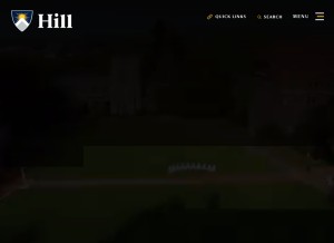How thehill.org looks like on a tablet such as an iPad.
