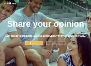 How theinsidersnet.com looks like on a tablet such as an iPad.