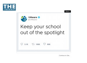 How thejournal.com looks like on a tablet such as an iPad.
