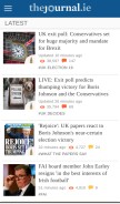 How thejournal.ie looks like on a mobile device such as an iPhone.