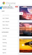 How themebeta.com looks like on a mobile device such as an iPhone.