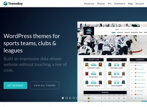 How themeboy.com looks like on a tablet such as an iPad.