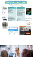 How themedicalbiochemistrypage.org looks like on a mobile device such as an iPhone.